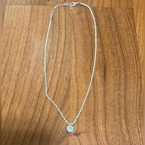 Elegant Silver Necklace Pendant NEW